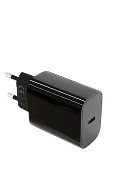 Sieťová nabíjačka USB C 20W Power Delivery čierna