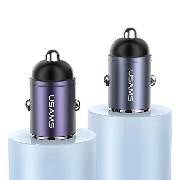 Autonabíjačka 30W 1xUSB+1xUSB-C Fast Charge