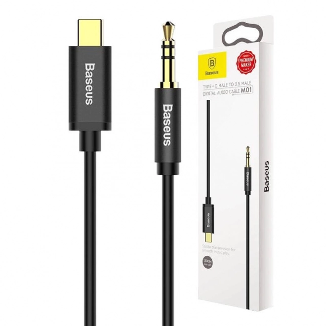 Baseus Yiven Audio kábel USB-C na mini jack 3,5 mm, 1,2 m