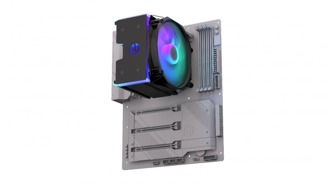 Chladič CPU Fortis 5 Čierny ARGB