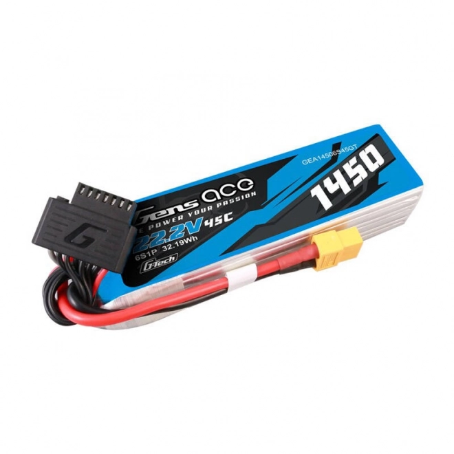 Gens Ace Lipo Batéria 1450mAh 22,2V 45C s Konektorom XT60