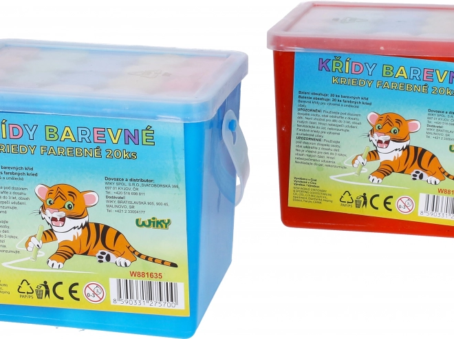 Farebné Chodníkové Kriedy 20ks