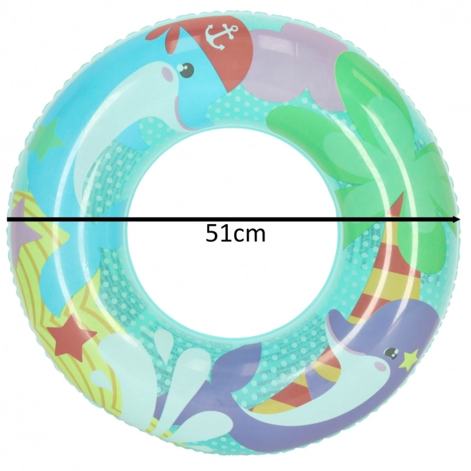 Detské nafukovacie koleso s delfínmi 51 cm