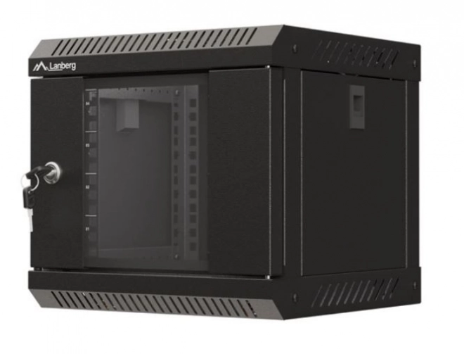 Závesná inštalačná skriňa Lanberg Rack WF11 10" 4U 300x300 čierna