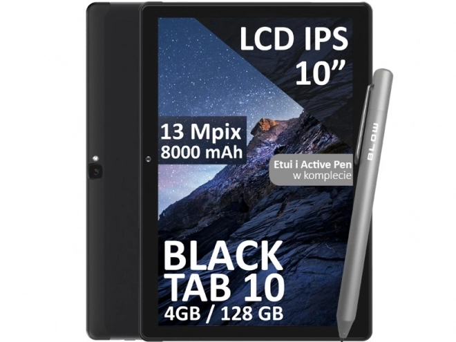 Tablet Čierny TAB10 4/128GB 4G LTE 10 palcov