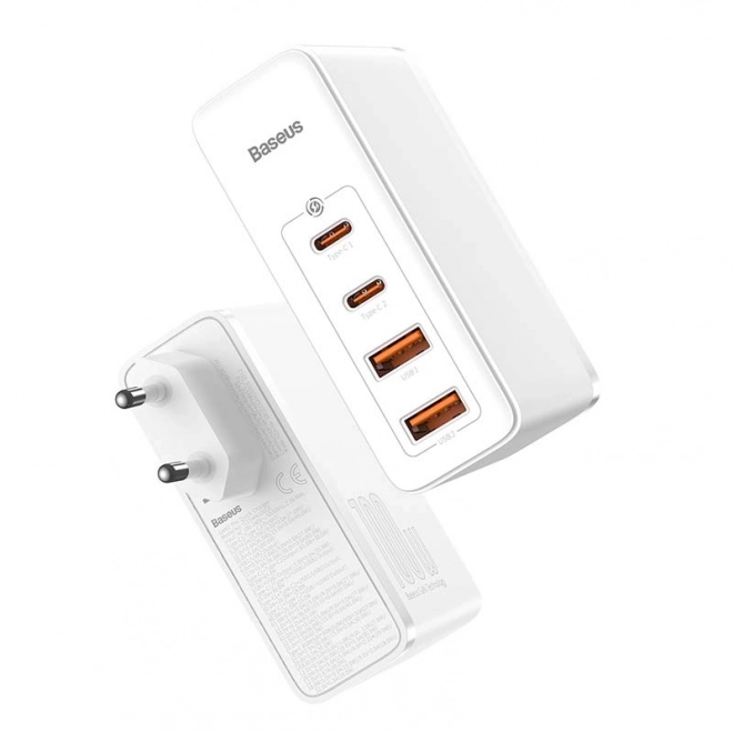 Cestovná nabíjačka Baseus GaN2 Pro 2x USB 2x USB-C, 100W