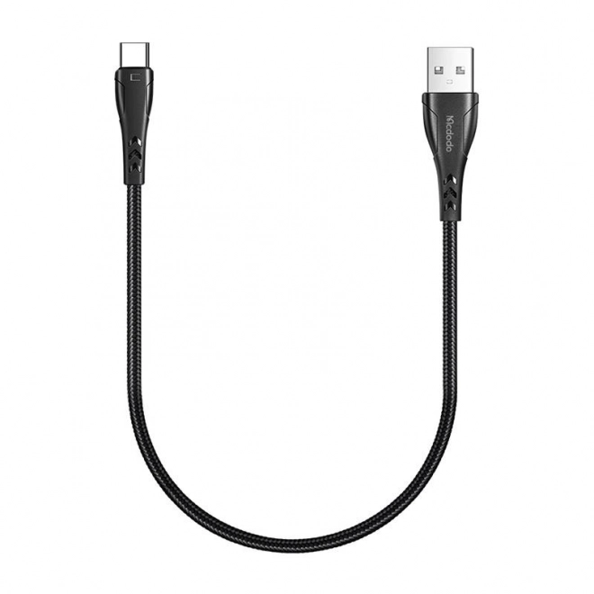 Kábel USB na USB-C čierny 0,2m