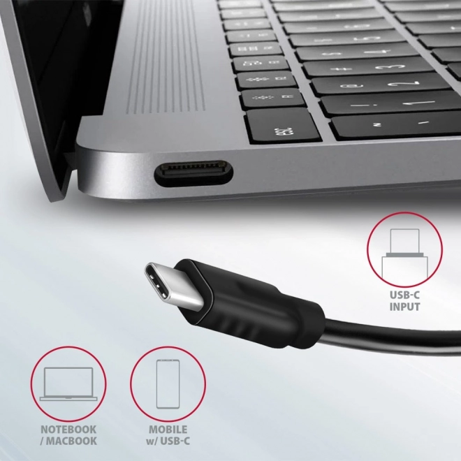 Wielofunkčný USB-C hub AXAGON HMC-5G2 Speedster