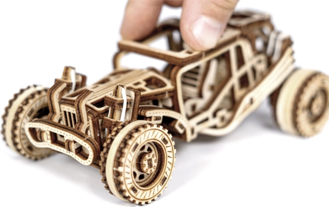 Drevené 3D Puzzle Automobil Buggy