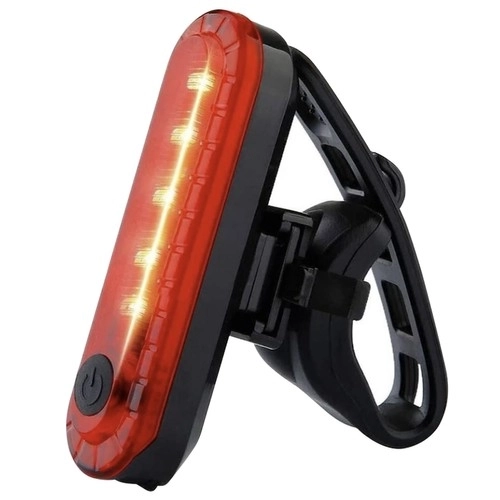 Cyklistická lampa USB T6 s predným a zadným svetlom