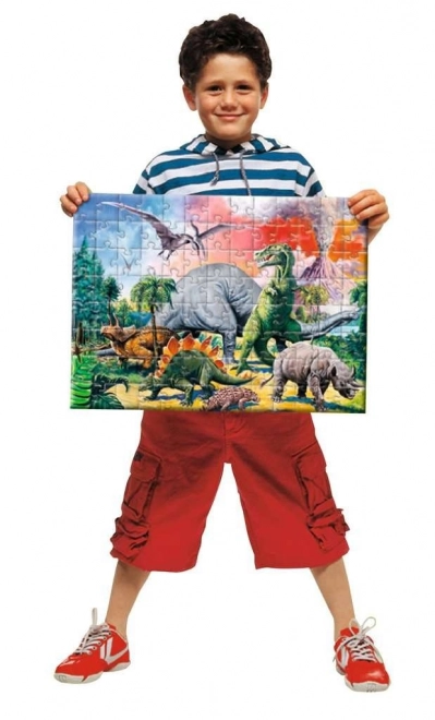 Ravensburger Puzzle Medzi Dinosaurami XXL, 100 dielikov