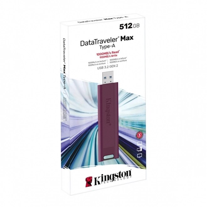 Pendrive Kingston DataTraveler Max 512GB USB-A 3.2