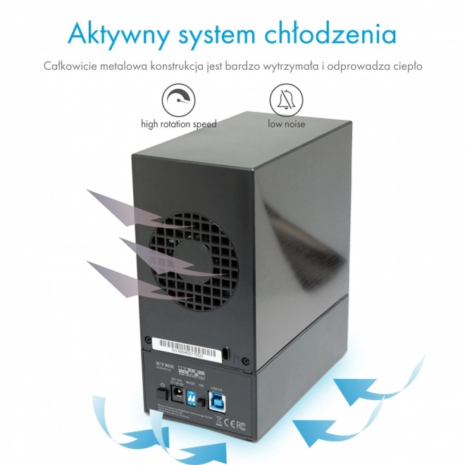 Raid systém ICY BOX na dva disky