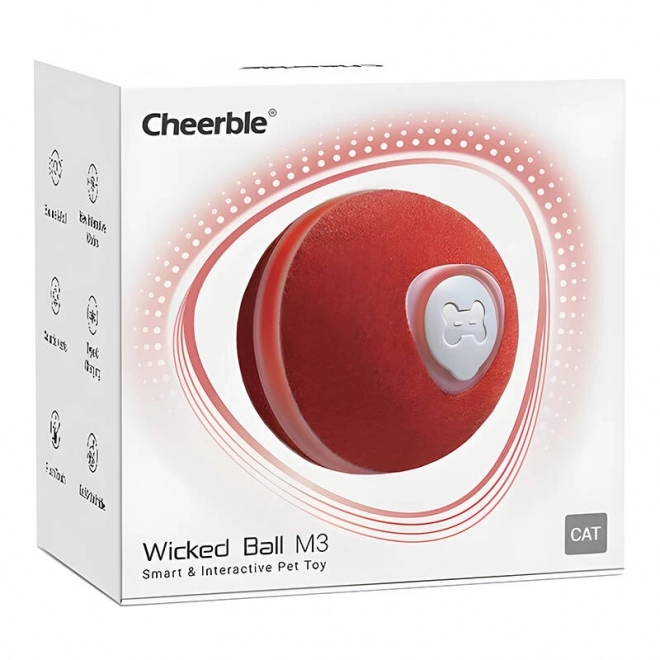 Interaktívna hračka pre mačky Cheerble Wicked Ball