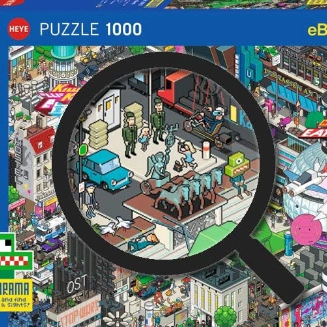 Puzzle Berlín Quest 1000 dielikov