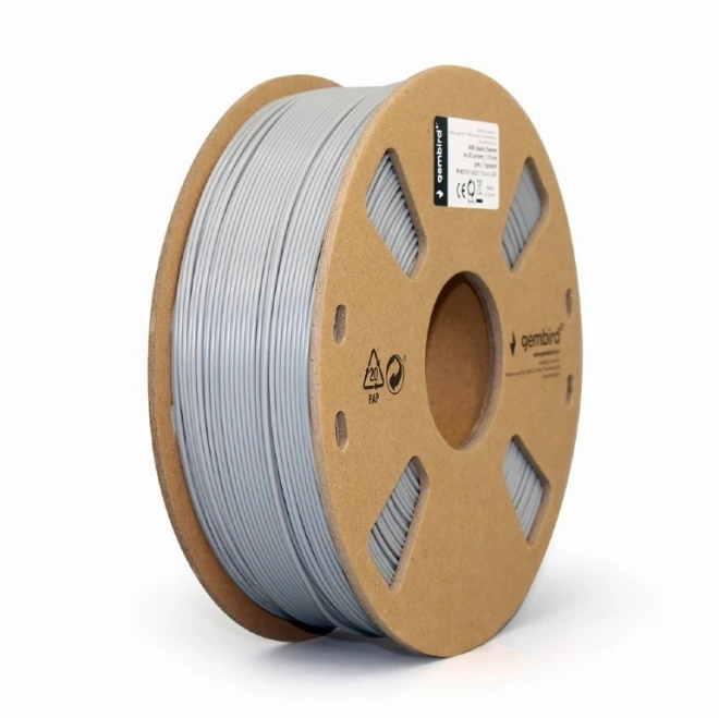 Sivý ABS filament pre 3D tlačiareň 1,75 mm
