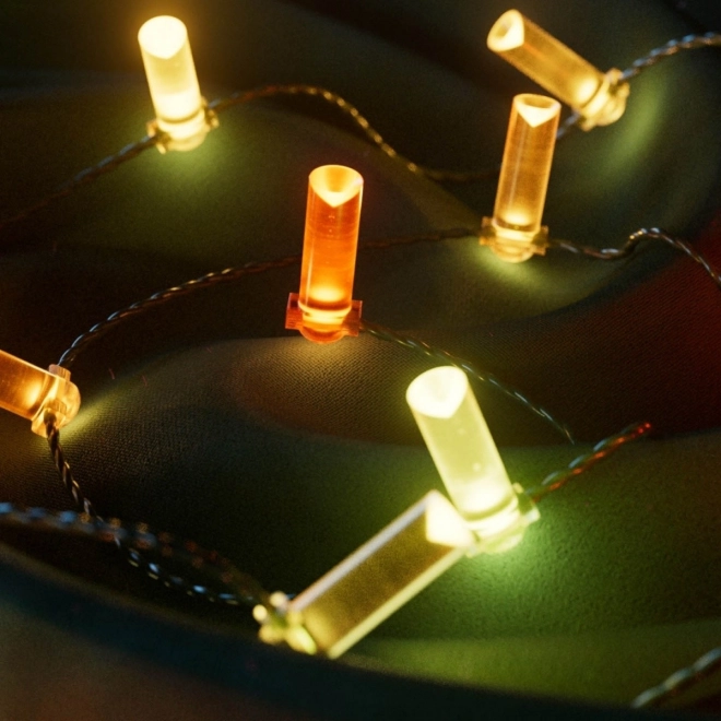 Inteligentné dekoratívne svetlá Twinkly Candies 100 LED USB-C RGB, sviečky, zelený kábel, 6m