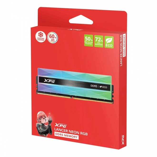 XPG lancer neon rgb pamäť DDR5 32GB