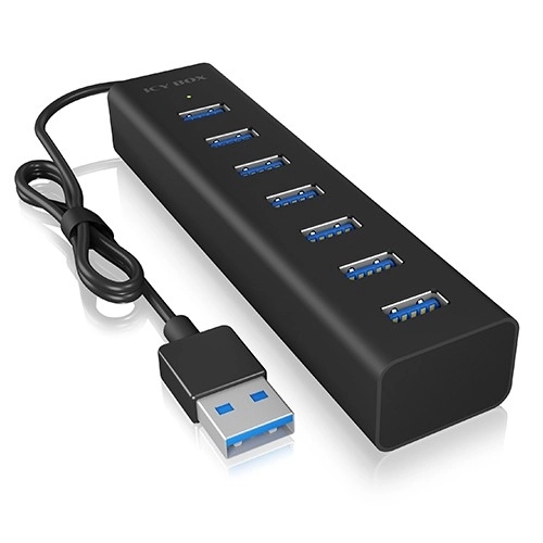 7-portový USB HUB s napájacím adaptérom