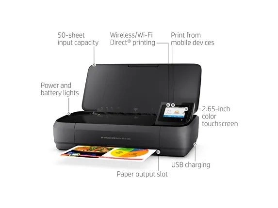 Prenosná tlačiareň HP Officejet 250 AiO
