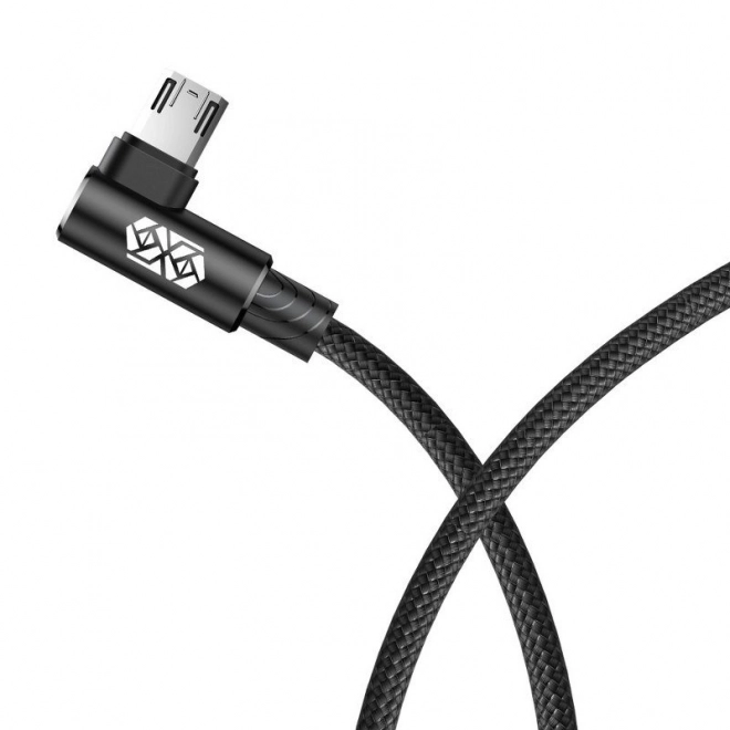 Baseus kolenný USB kábel micro USB čierny