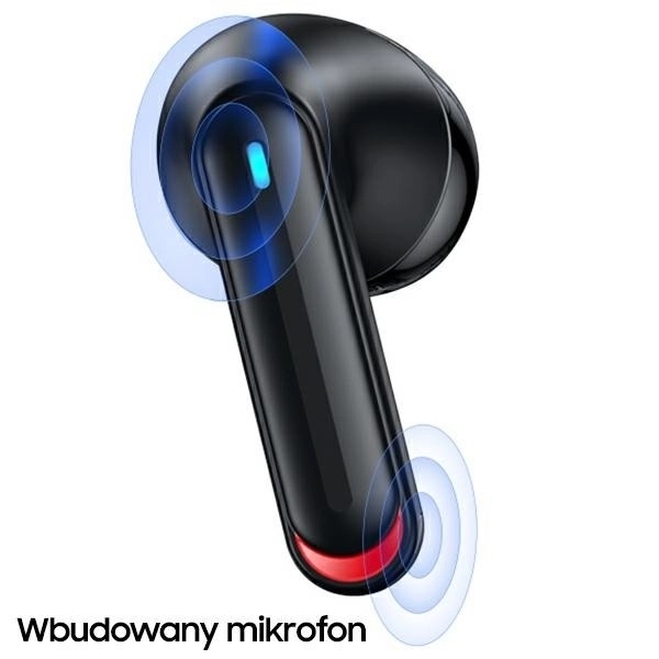 Bezdrôtové slúchadlá Bluetooth NX10 s duálnym mikrofónom čierne