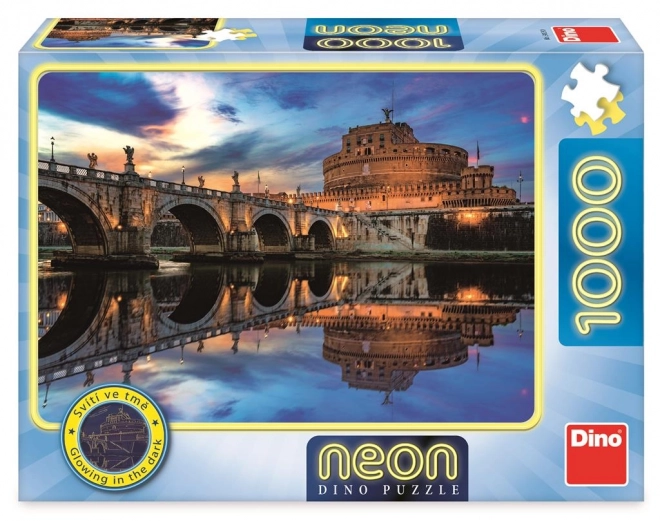 Svietiace puzzle Anjelský hrad 1000 dielikov