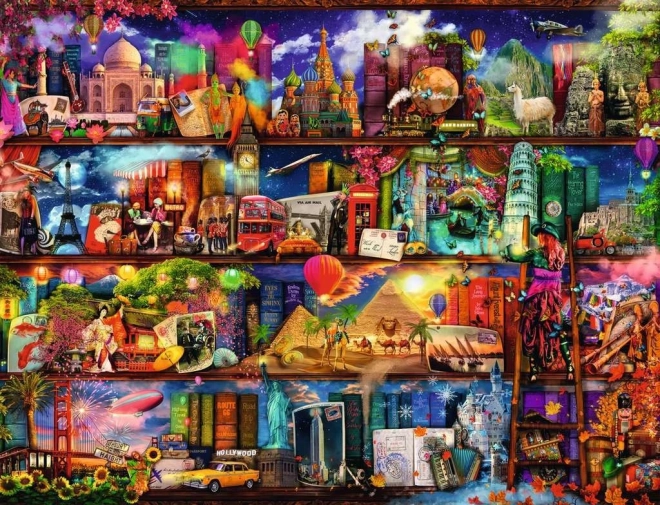 Ravensburger: Puzzle 2000 svet kníh