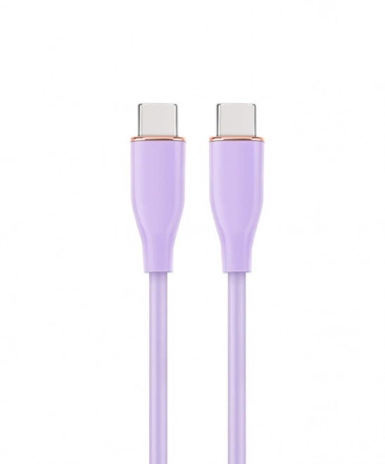 Fialový kábel USB-C na USB-C 1,5 m