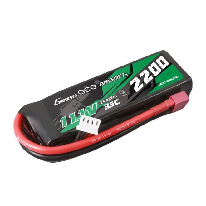 Lipo batéria pre Airsoft Gens Ace 11,1V 2200mAh