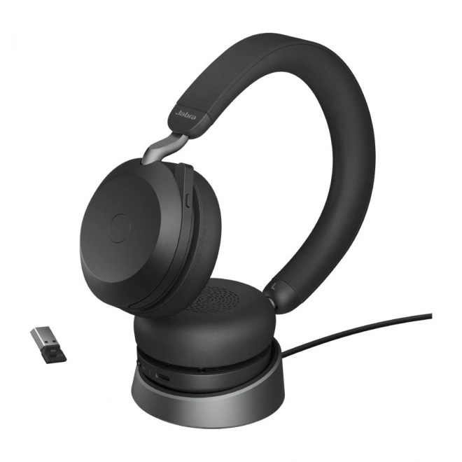 Stereo slúchadlá Jabra Evolve2 75 s držiakom