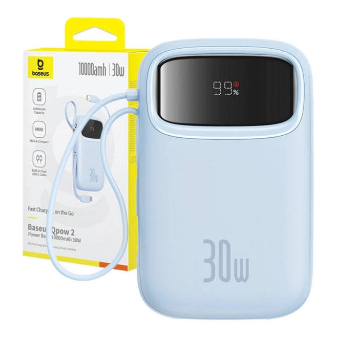 Externá nabíjačka Baseus QPow 2 10000mAh 30W modrá