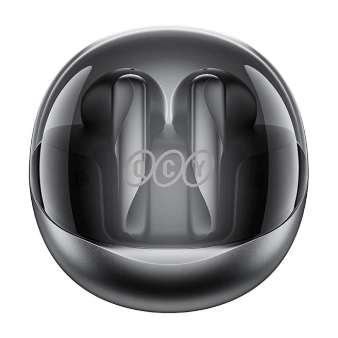 Bezdrôtové slúchadlá QCY AilyBuds Clear – Silver