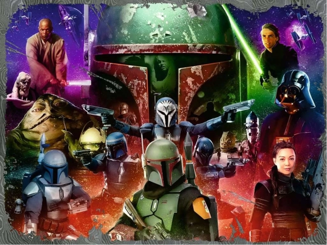 Ravensburger - Puzzle 2D 1500 dielikov: Boba Fett, lovec odmien