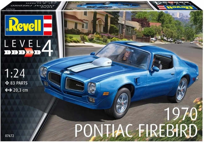 Model plastového auta Pontiac Firebird 1970