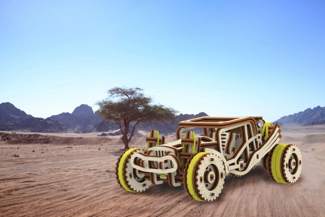 Drevené 3D Puzzle Automobil Buggy