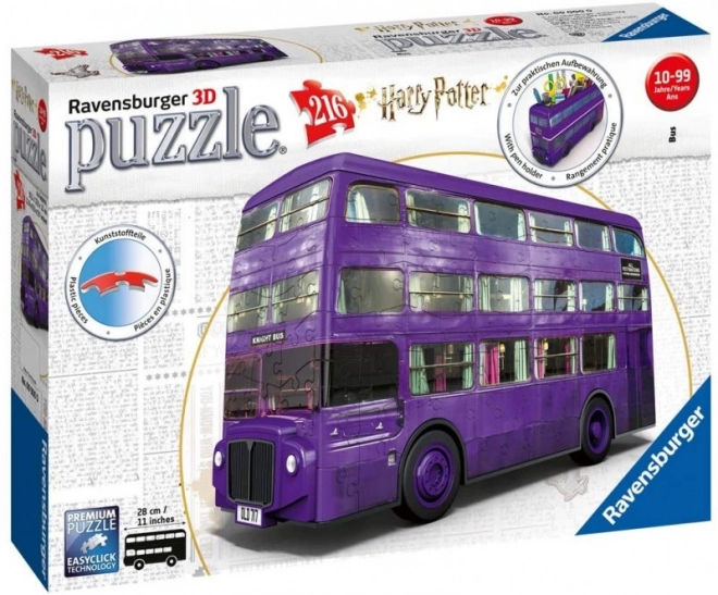 3D puzzle 216 dielov Búrlivý rytier Harry Potter