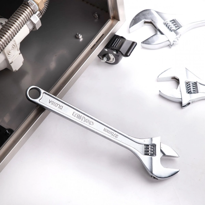 Nastaviteľný kľúč Deli Tools 15" Strieborný