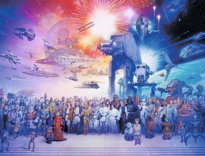 Ravensburger puzzle Star Wars vesmír 2000 dielikov