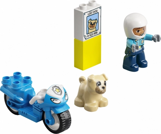 Policajná motorka LEGO DUPLO