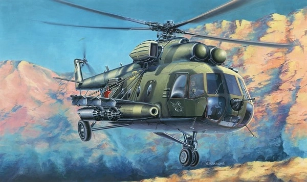 Model vrtuľníka Mil Mi-8