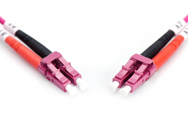 Optický patch cord LC-LC MM 50/125 OM4 10m