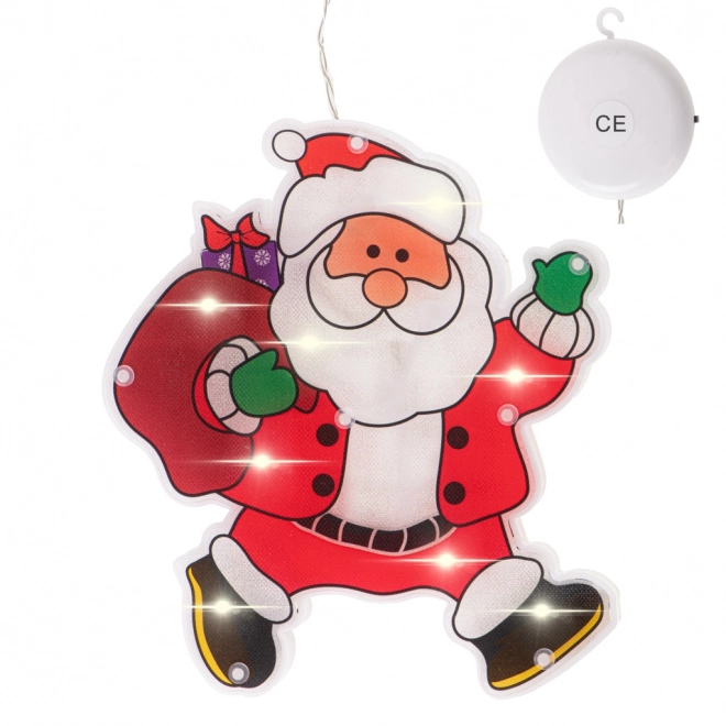 Lampky LED Vianočná ozdoba Santa Claus s darčekmi