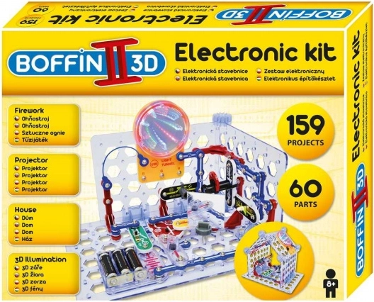 Boffin II 3D – elektronická stavebnica s 3D efektmi a projektmi