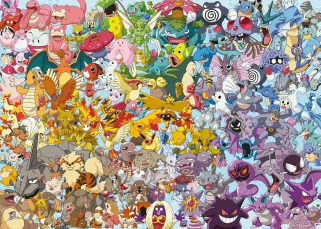 Ravensburger puzzle 1000 dielikov Pokémon výzva