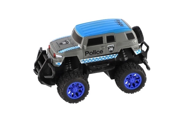 RC policajné auto 16 cm na batérie v krabici 19 x 14 x 13 cm