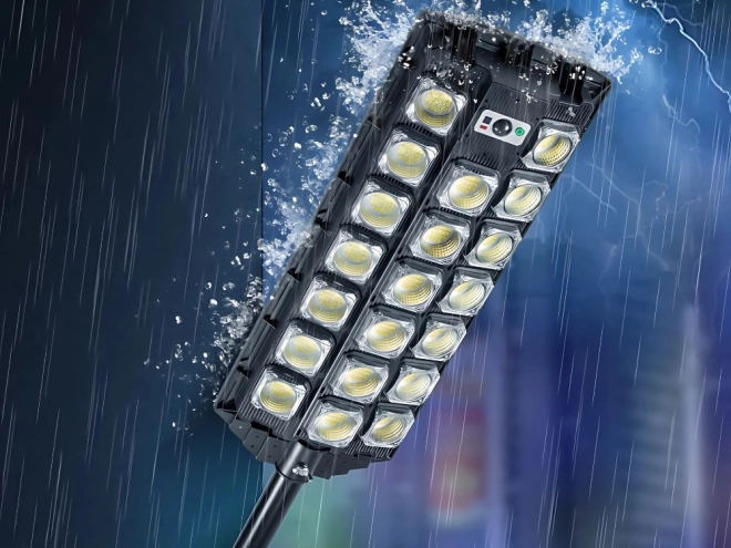 Solárna LED pouličná lampa s diaľkovým ovládaním a pohybovým senzorom