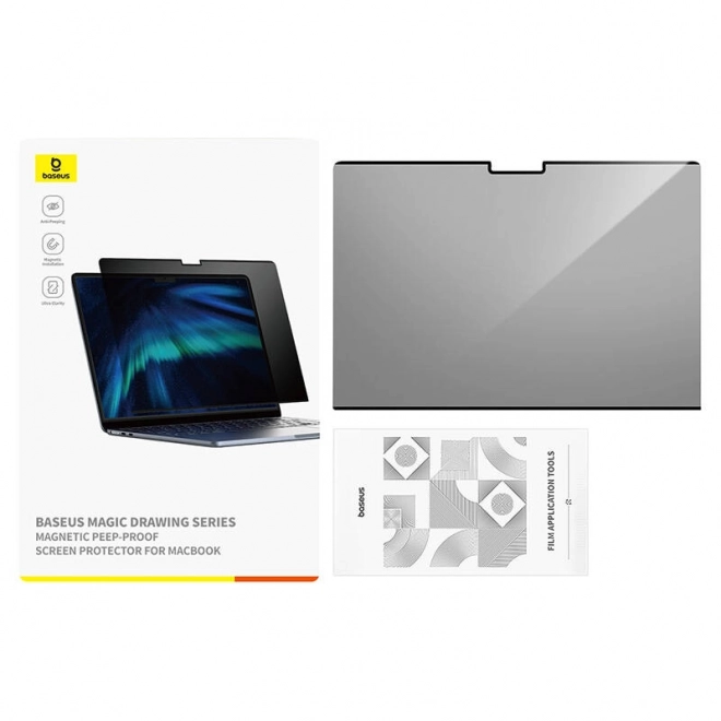 Ochranné sklo Baseus Magic Drawing pre MacBook Pro 14" (2021/2023) + čistiaca sada