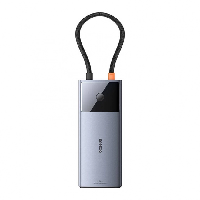 Rozbočovač Baseus Metal Gleam 2 Series 6v1 USB-C