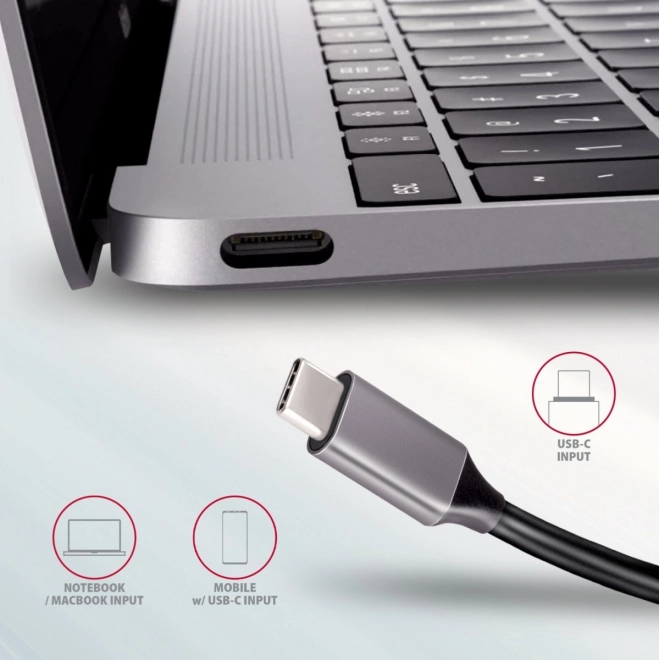Wieloportový hub AXAGON 5v1 USB 3.2 Gen 1